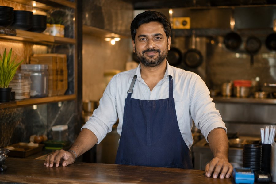 Restaurant and café owner