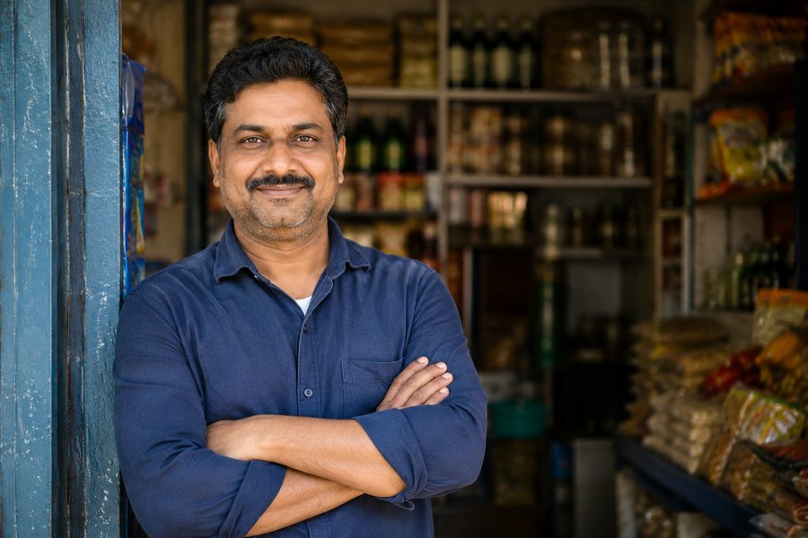 Local retail shop owner