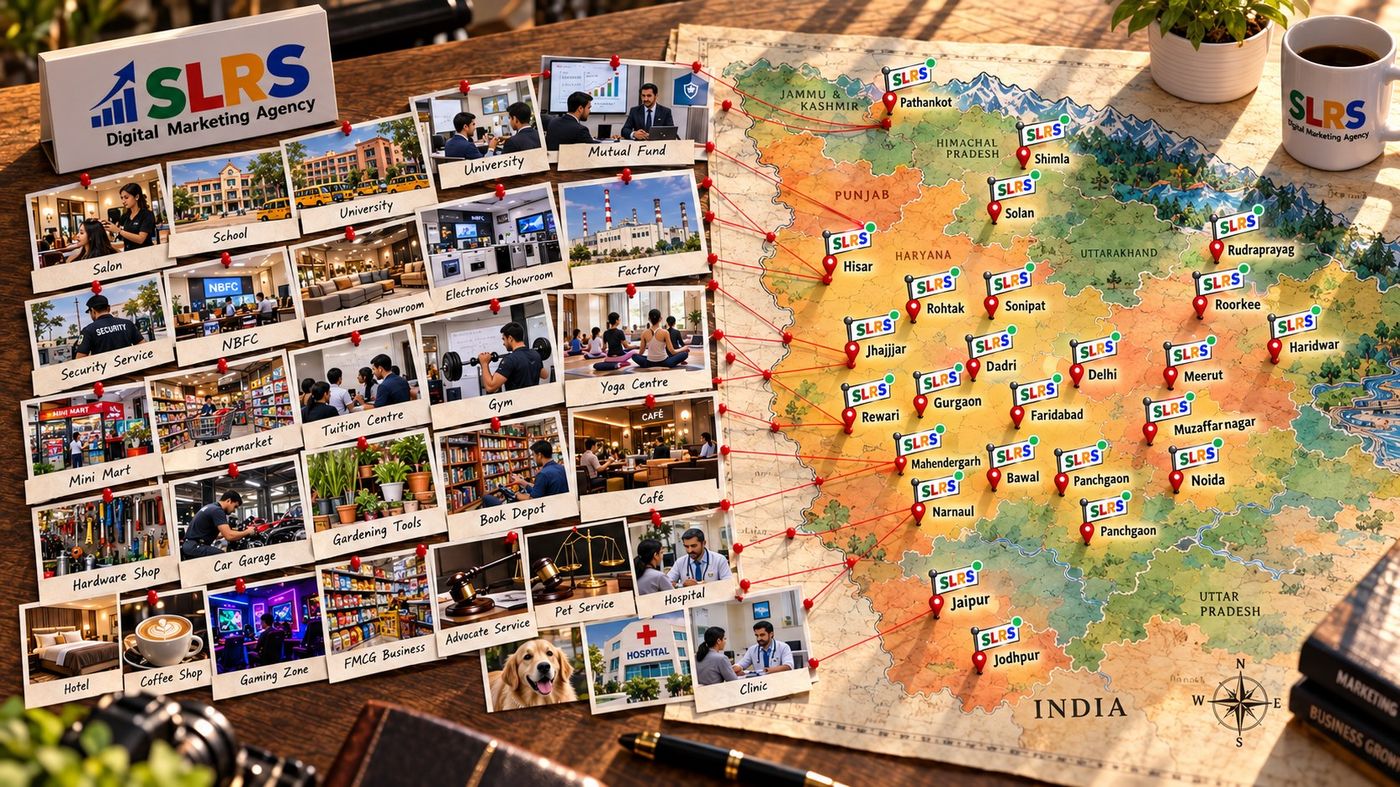 SLRS Digital Marketing Agency growth map across Rewari-NCR and beyond
