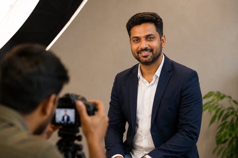 Professional brand photoshoot for personal branding